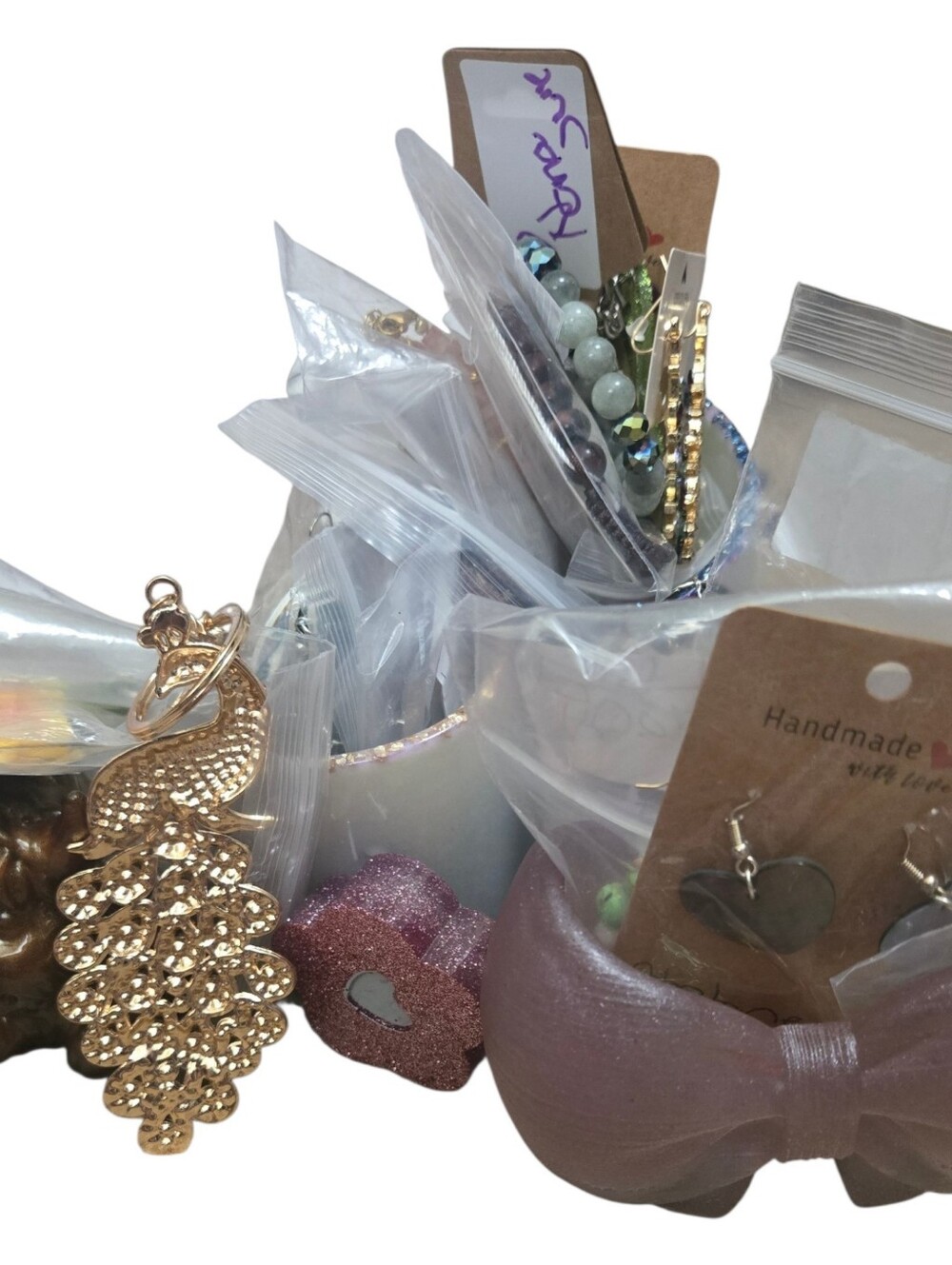 Assorted Lot Of Resin And Jewerly